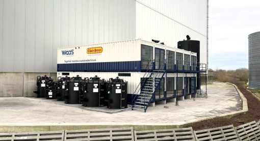 Installatie bij Clarebout in Warneton Water-as-a-service